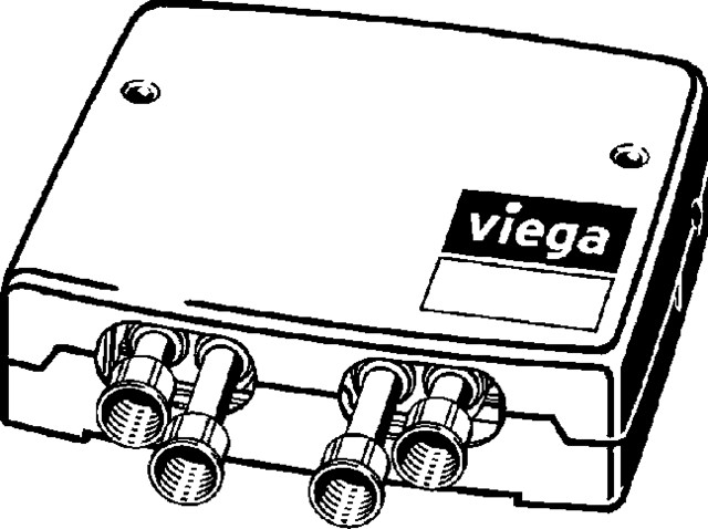 Viega Ventil Multiplex Trio E 6146.214 in Messing
