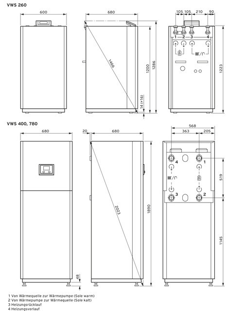 Vaillant geoTHERM perform VWS 400/3 S1 Sole/Wasser-Wärmepumpe