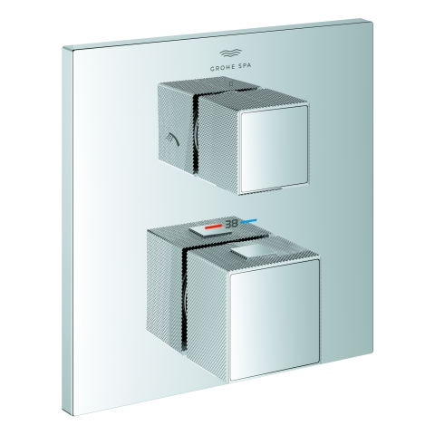 GROHE THM-Brausebat. All. Bril. PC 24428 FMS Griff Rändelstruktur chrom