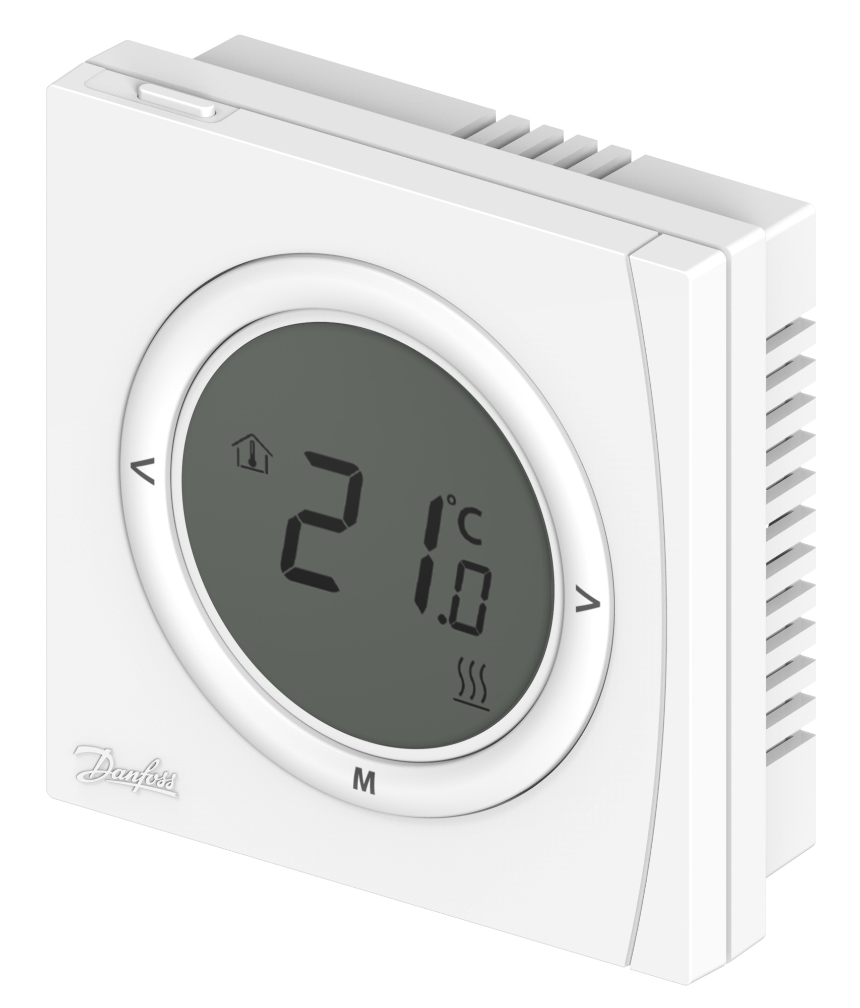 Danfoss Digit. Raumthermostat RET2001MV2 230Vac, LCD, 5-30C, pot.fr. Ausg.