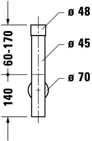 DU Design Siphon Schwarz Matt