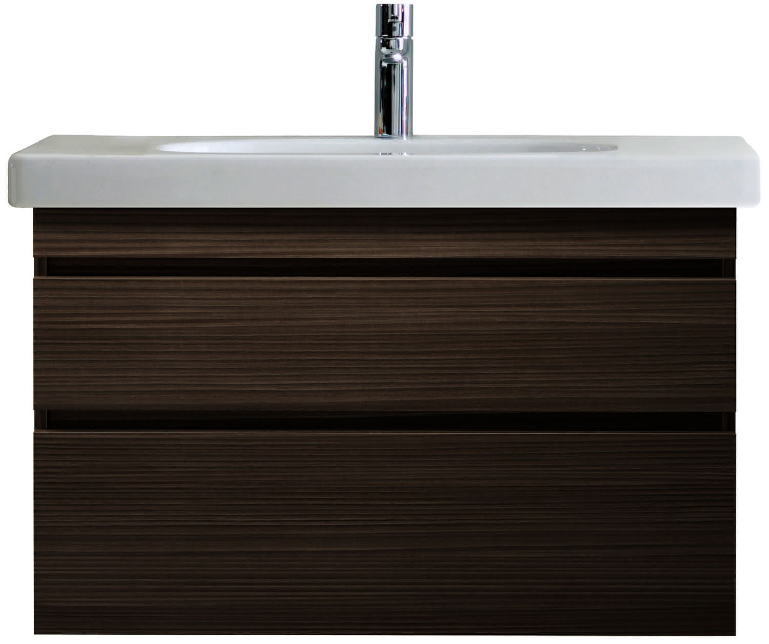 DU Möbelwaschtisch DuraStyle 1000 mm mit ÜL, mit HLB, 1 HL, weiß