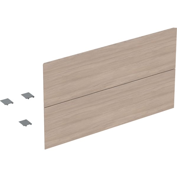 Geberit Set Schubl.-Frt für ONE US, 2 Schubl. für WT B: 90cm, Eiche