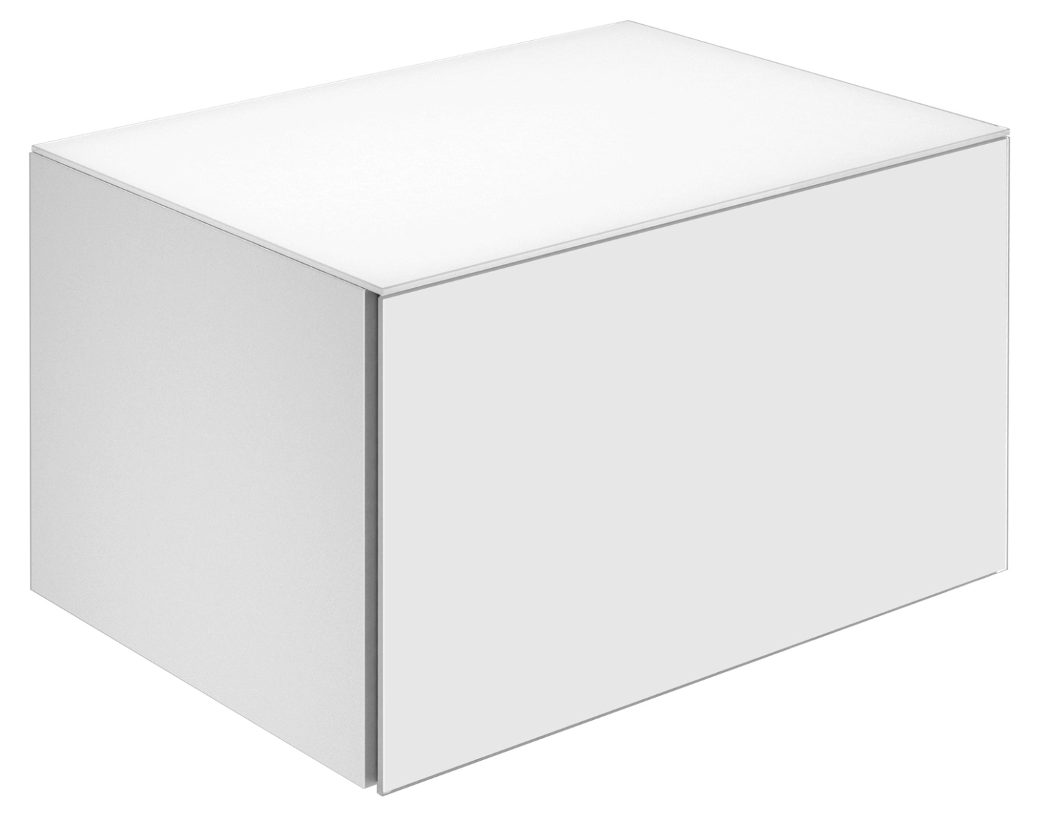 KEUCO Sideboard X-Line 33125, anthrazit/Glas anthrazit, 650x400x490mm