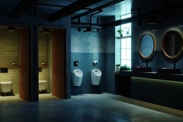 IS Wandtiefspül-WC Blend Cube AquaBlade 355x540x350mm Weiß