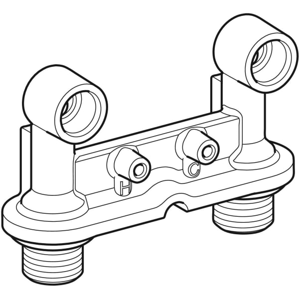 Geberit Wasseranschluss G3/8 für UP-Funktionsbox WT-Armatur Piave/Brenta Geberit Wasseranschluss G3/8 für UP-Funktionsbox WT-Armatur Piave/Brenta
