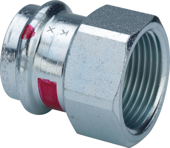 Viega Übergangsstück mit SC Prestabo 1112 in 15mm x Rp3/4 Stahl verzinkt