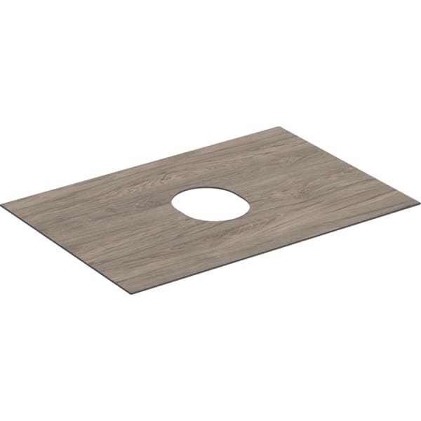 Geberit VariForm Abdeckplatte für US f. AS-WT mit einer Schublade B=75cm, Nussbaum