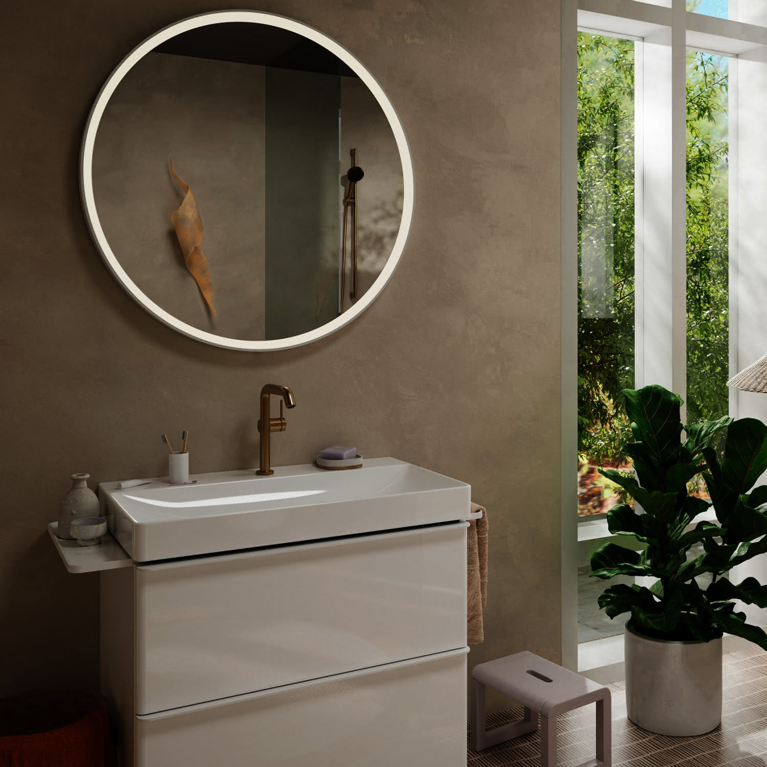 Hansgrohe WTM 210 Tecturis S Fine CoolStart Schwenkausl.m.Push-Open Ablaufgar.BBR
