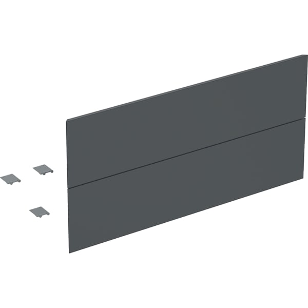 Geberit Set Schubl.-Frt für ONE US, 2 Schubl. für WT B:105cm, schwarz matt